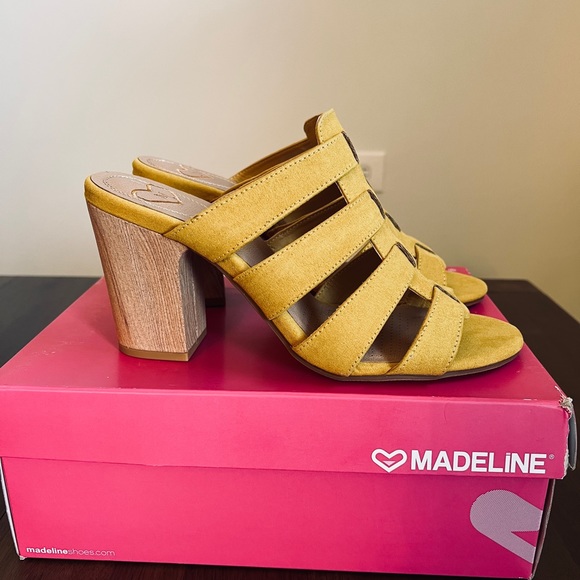 Madeline Novelette Women’s Slip On Mule In Chinese Yellow Size 10M. - Picture 5 of 9